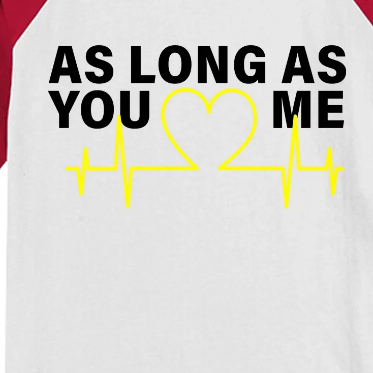 As Long As You Love Me Kids Colorblock Raglan Jersey