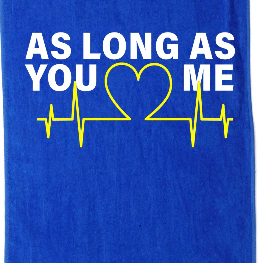 As Long As You Love Me Platinum Collection Golf Towel