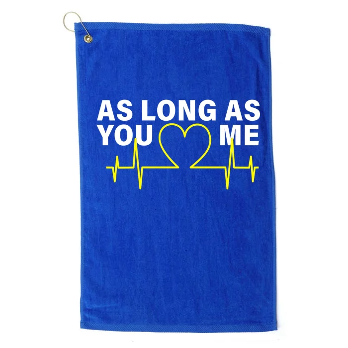 As Long As You Love Me Platinum Collection Golf Towel