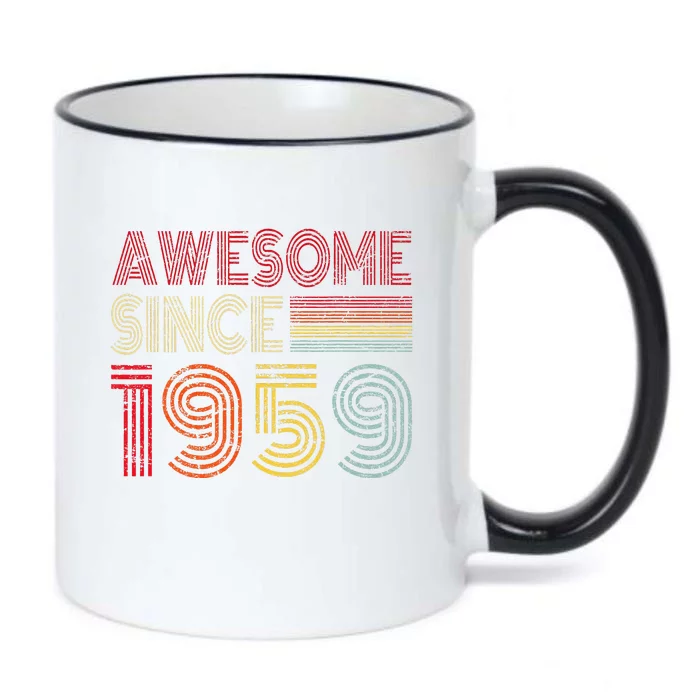 Awesome Since 1959 65 Year Old Bday Gifts For 65th Birthday Black Color Changing Mug