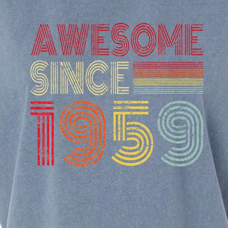 Awesome Since 1959 65 Year Old Bday Gifts For 65th Birthday Garment-Dyed Women's Muscle Tee