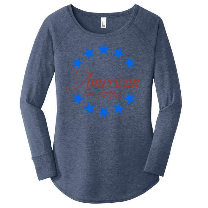 American Since 1776 We The People 1776 Patriotic American Conservative Women's Perfect Tri Tunic Long Sleeve Shirt