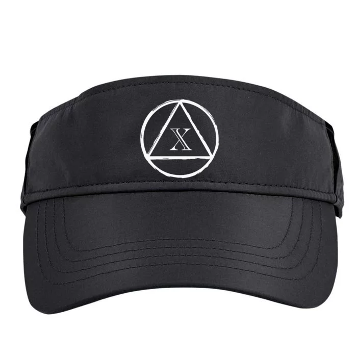 AA Sobriety 10 Yr Abstinence 10 Years Sober Anniversary Gift Adult Drive Performance Visor