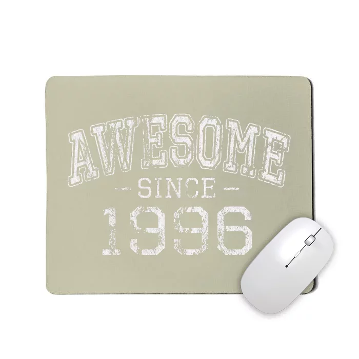 Awesome Since 1996 Vintage Style Born In 1996 Birthday Gift Mousepad