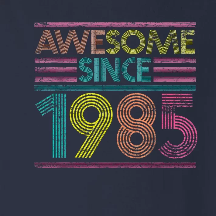 Awesome Since 1985 37th Birthday Present Gifts 37 Years Old Toddler Long Sleeve Shirt