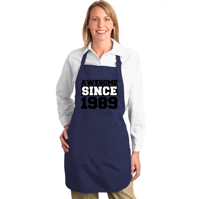 Awesome Since 1989 Full-Length Apron With Pocket