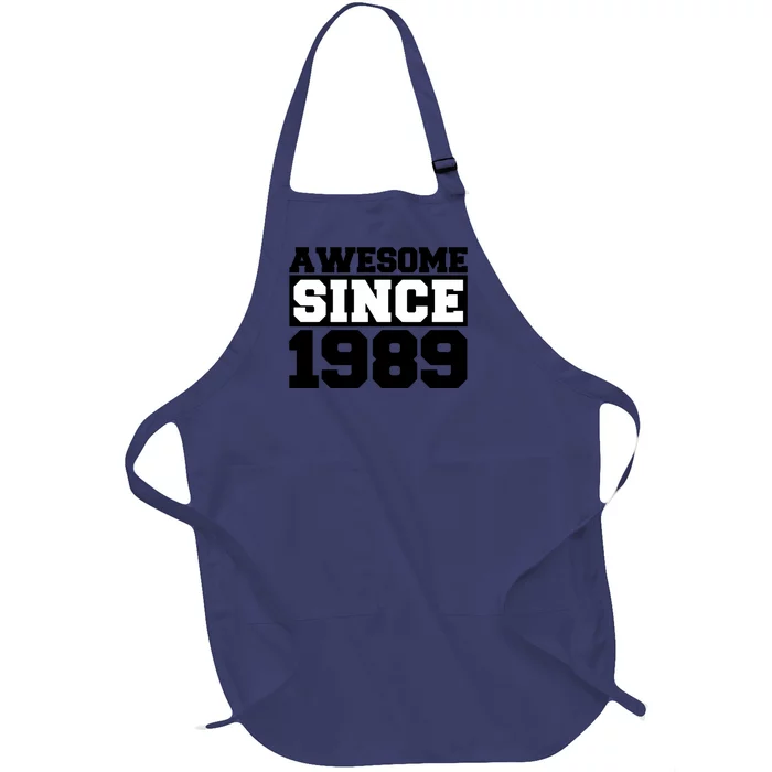 Awesome Since 1989 Full-Length Apron With Pocket