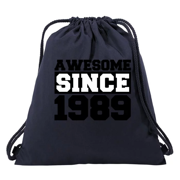 Awesome Since 1989 Drawstring Bag