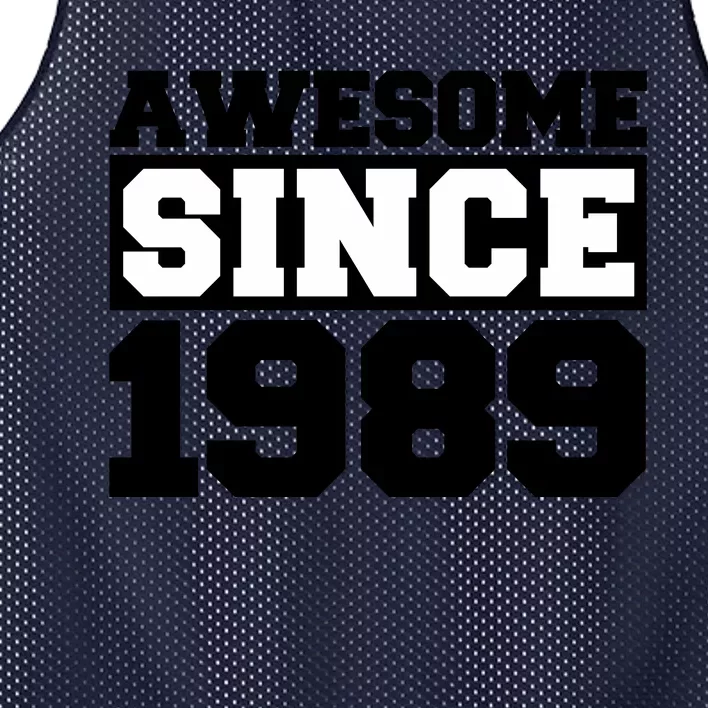 Awesome Since 1989 Mesh Reversible Basketball Jersey Tank