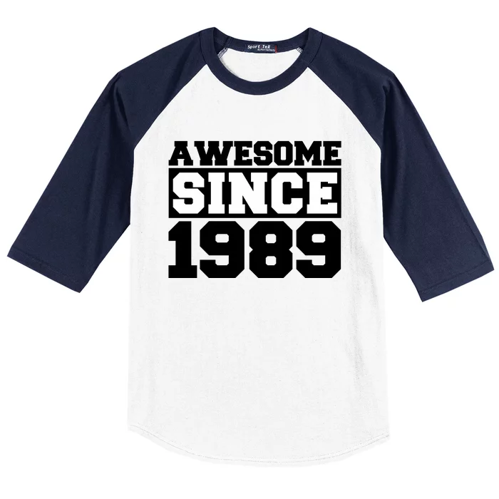 Awesome Since 1989 Baseball Sleeve Shirt