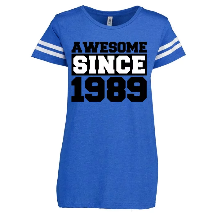 Awesome Since 1989 Enza Ladies Jersey Football T-Shirt