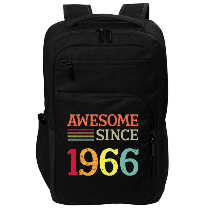 Awesome Since 1966 57th Birthday Retro Vintage Impact Tech Backpack