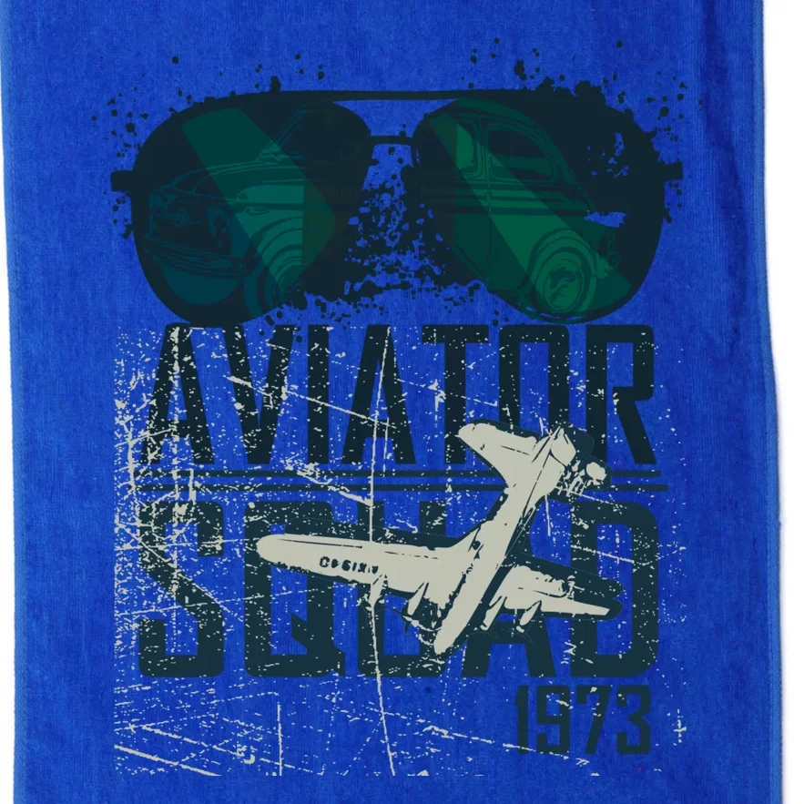 Aviator Squad 1973 Aviator Sunglasses Reflection Squad 1973 Platinum Collection Golf Towel