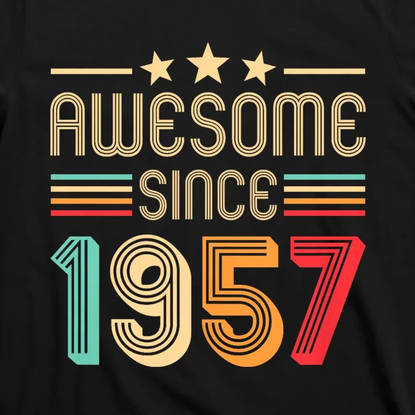 Awesome Since 1957 Birthday Retro T-Shirt