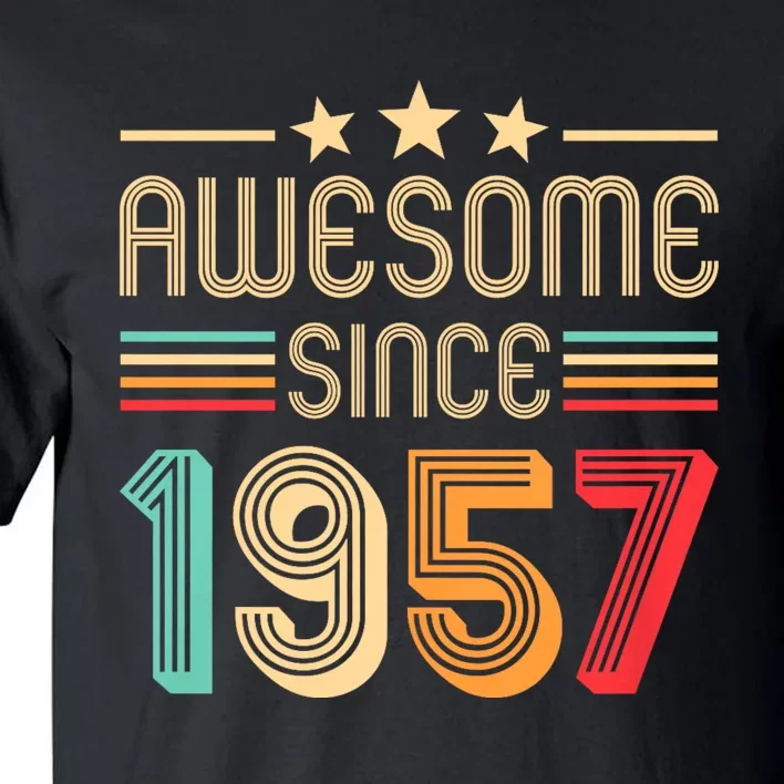 Awesome Since 1957 Birthday Retro Tall T-Shirt