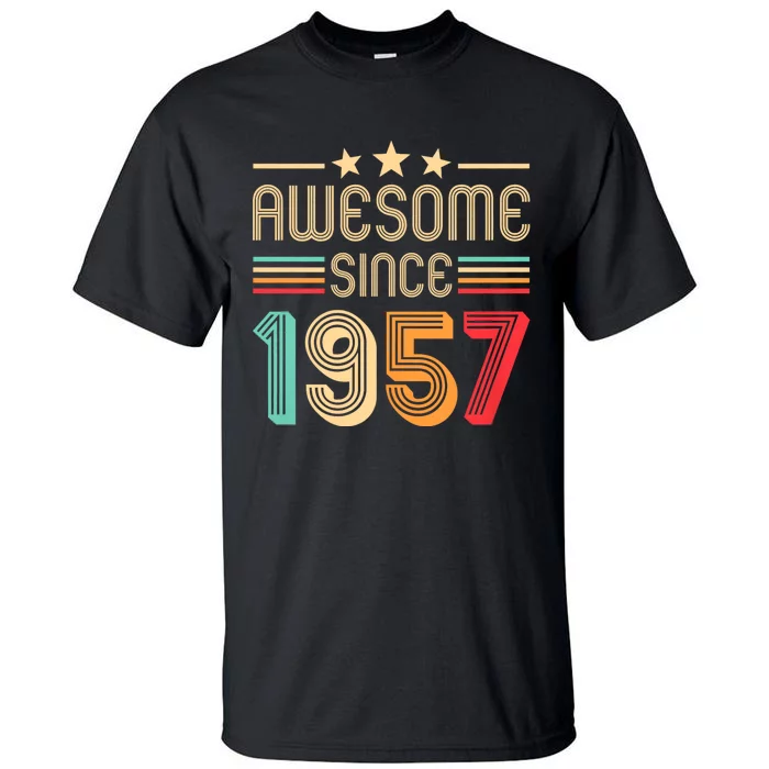 Awesome Since 1957 Birthday Retro Tall T-Shirt