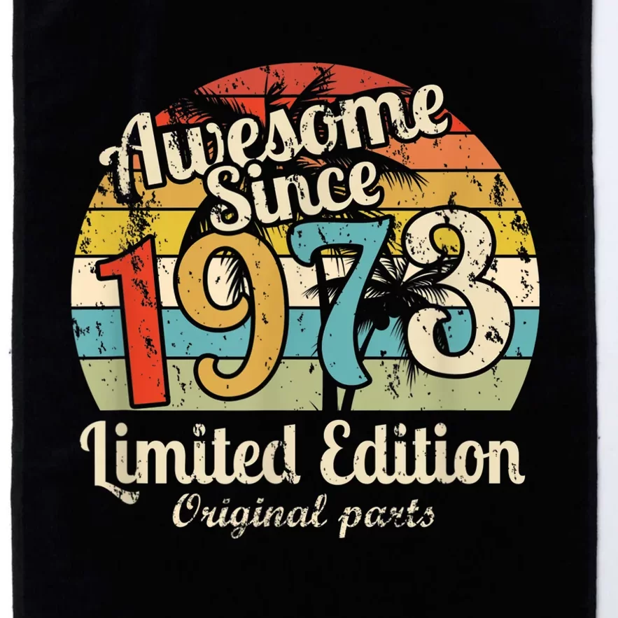 Awesome Since 1973 50 Year Old Bday M.e.n.s WoM.e.n.s 50th Birthday Platinum Collection Golf Towel