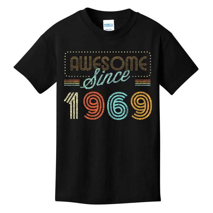 Awesome Since 1969 Year Of Birth Birthday Kids T-Shirt