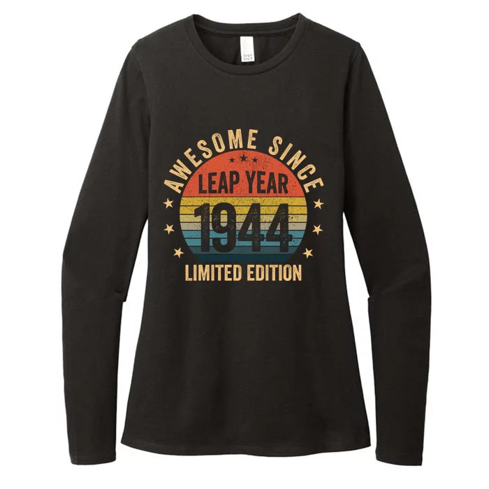 Awesome Since 1944 Leap Year Limited Edition Womens CVC Long Sleeve Shirt