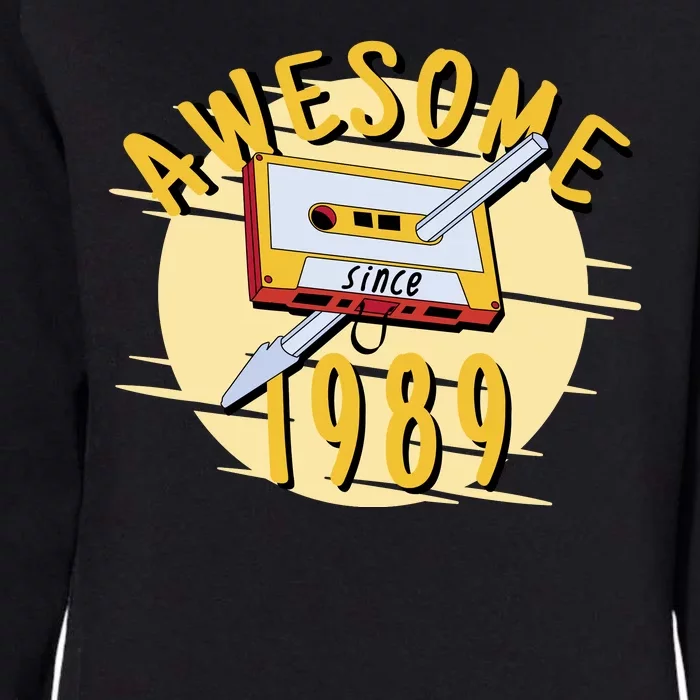 Awesome Since 1989 Womens California Wash Sweatshirt