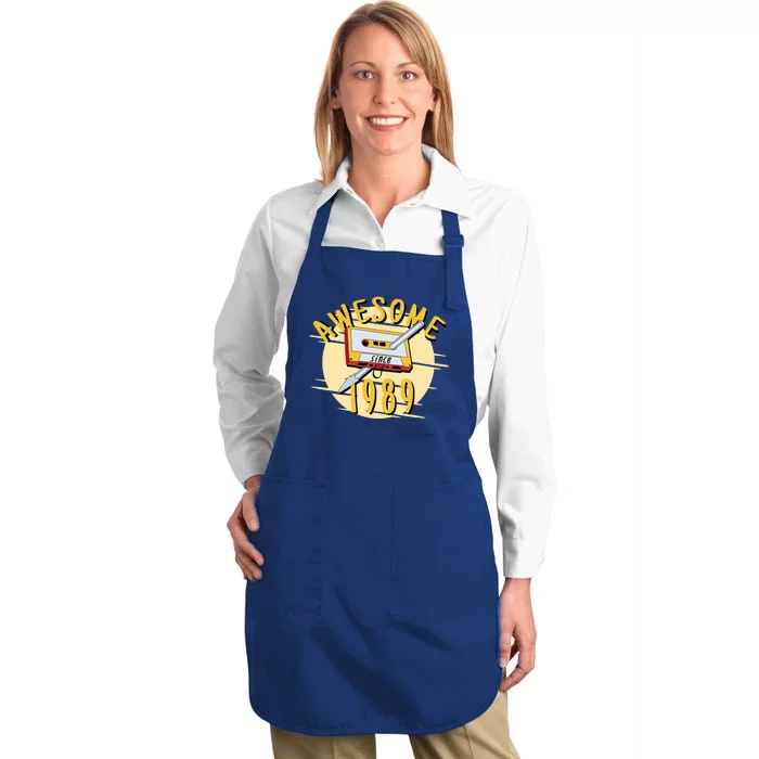 Awesome Since 1989 Full-Length Apron With Pocket