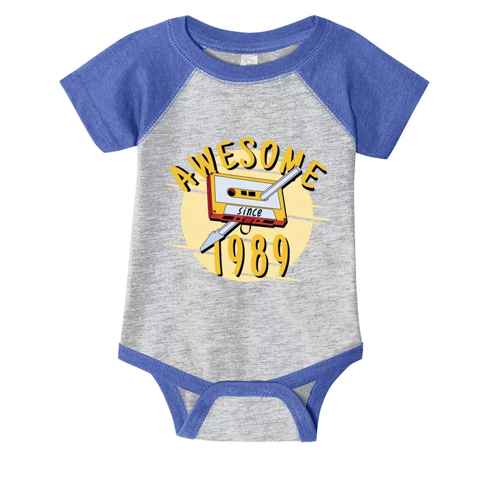 Awesome Since 1989 Infant Baby Jersey Bodysuit