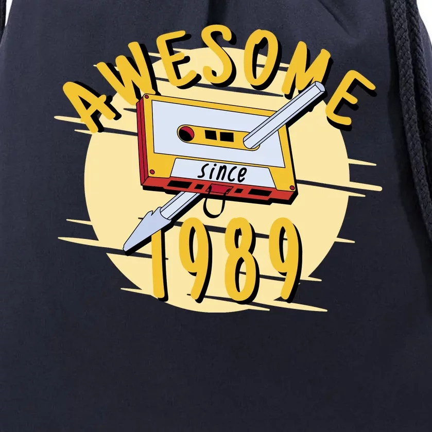 Awesome Since 1989 Drawstring Bag