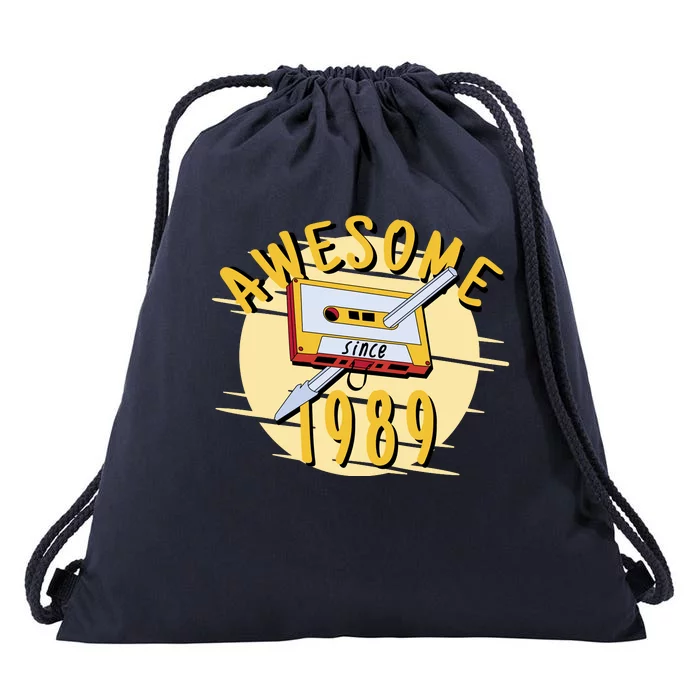 Awesome Since 1989 Drawstring Bag