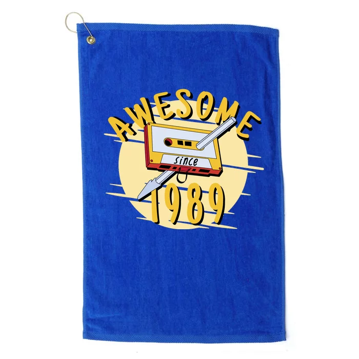 Awesome Since 1989 Platinum Collection Golf Towel