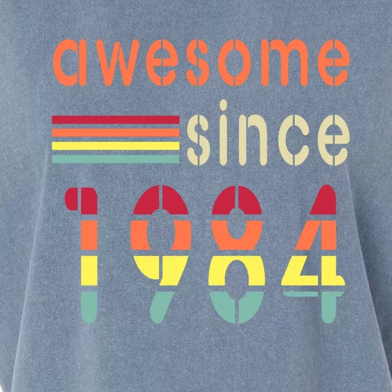 Awesome Since 1984 Birthday Retro Cool Gift Garment-Dyed Women's Muscle Tee