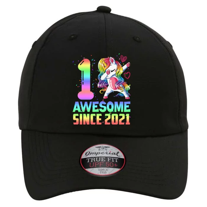 Awesome Since 2021 Unicorn 1st Birthday One Years Old The Original Performance Cap