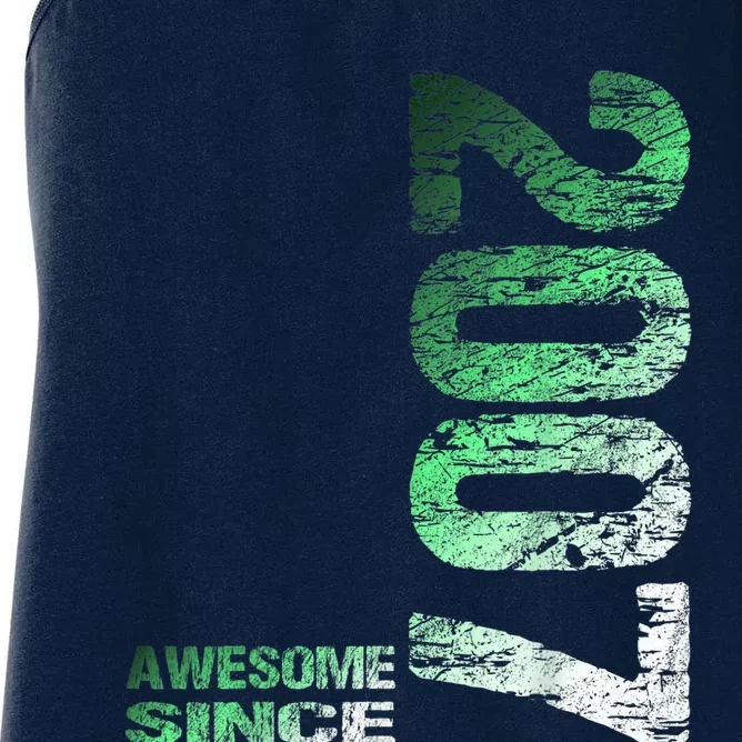 Awesome since 2007 16th Birthday Born 2007 Women's Racerback Tank