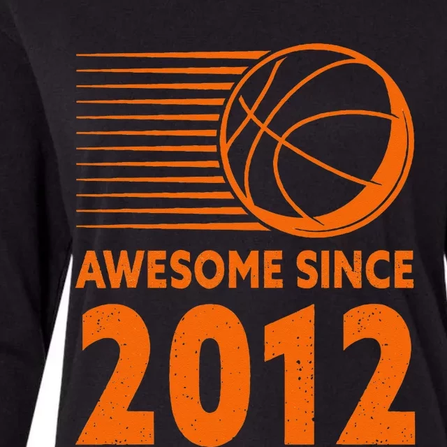 Awesome Since 2012 Basketball 11th Birthday Womens Cotton Relaxed Long Sleeve T-Shirt