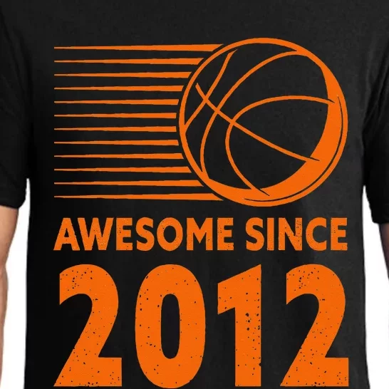 Awesome Since 2012 Basketball 11th Birthday Pajama Set