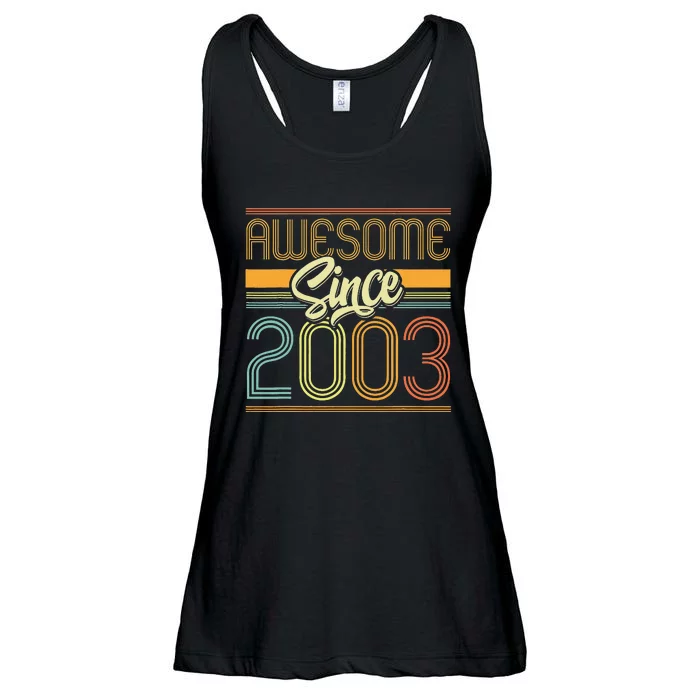 Awesome Since 2003 20th Birthday 20 Years Old Bday Ladies Essential Flowy Tank