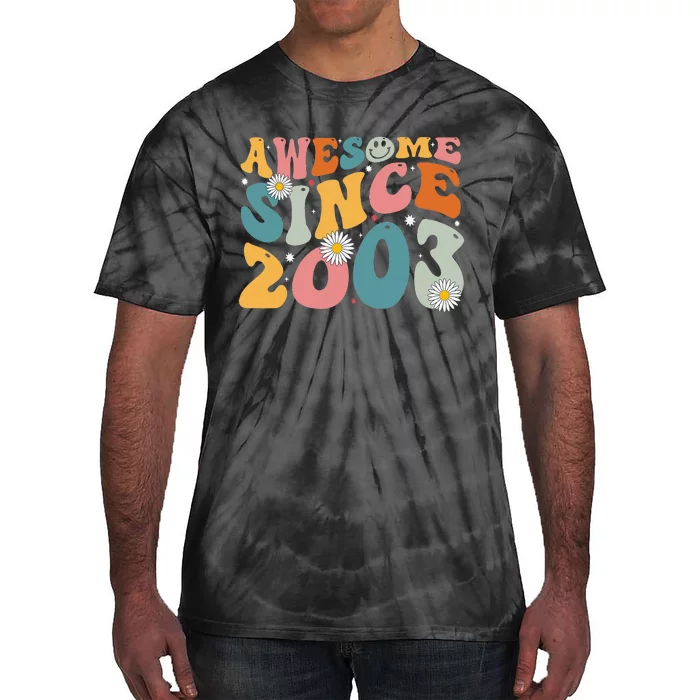 Awesome Since 2003 20th Birthday Retro Gifts Born In 2003 Tie-Dye T-Shirt