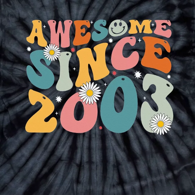 Awesome Since 2003 20th Birthday Retro Gifts Born In 2003 Tie-Dye T-Shirt