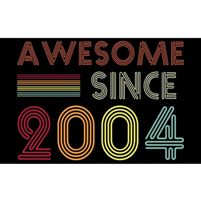 Awesome Since 2004 18th Birthday Retro Bumper Sticker