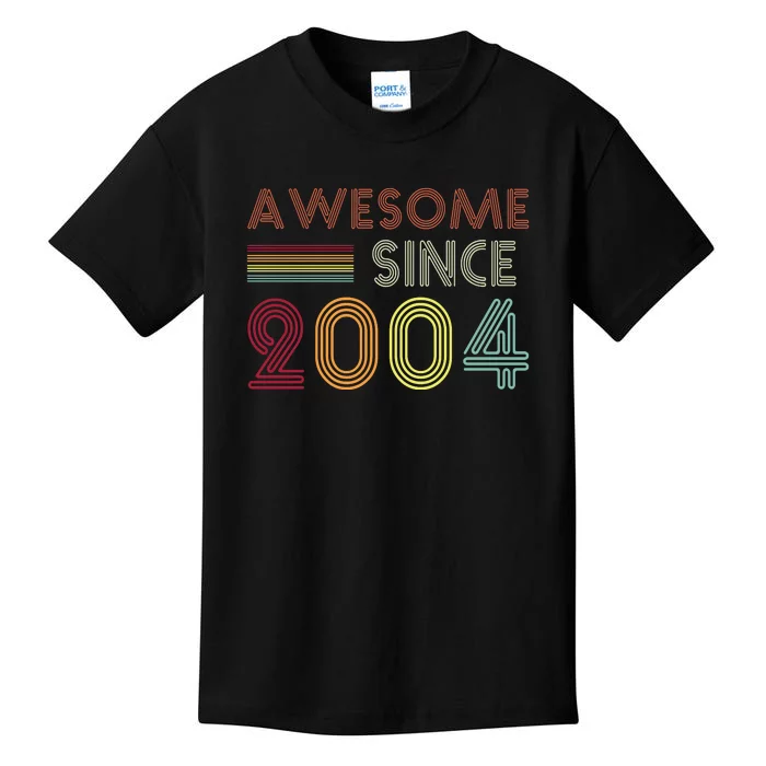 Awesome Since 2004 18th Birthday Retro Kids T-Shirt