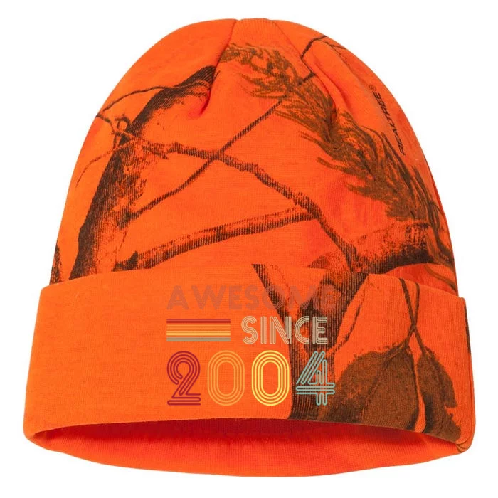 Awesome Since 2004 18th Birthday Retro Kati - 12in Camo Beanie