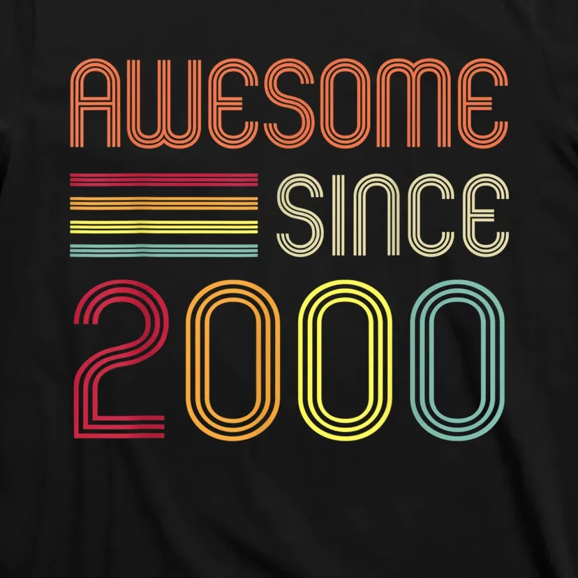 Awesome Since 2000 23rd Birthday Retro T-Shirt