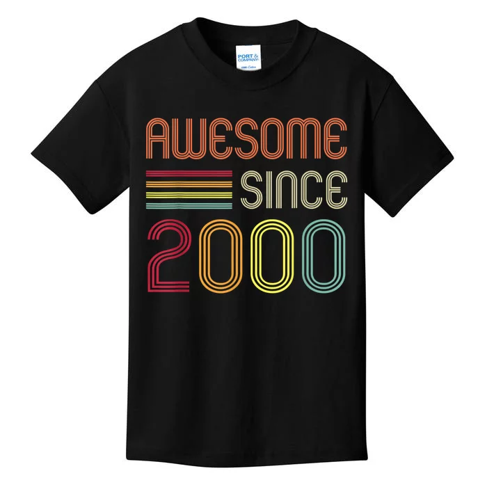 Awesome Since 2000 23rd Birthday Retro Kids T-Shirt