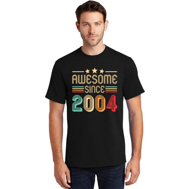 Awesome Since 2004 Birthday Retro Tall T-Shirt