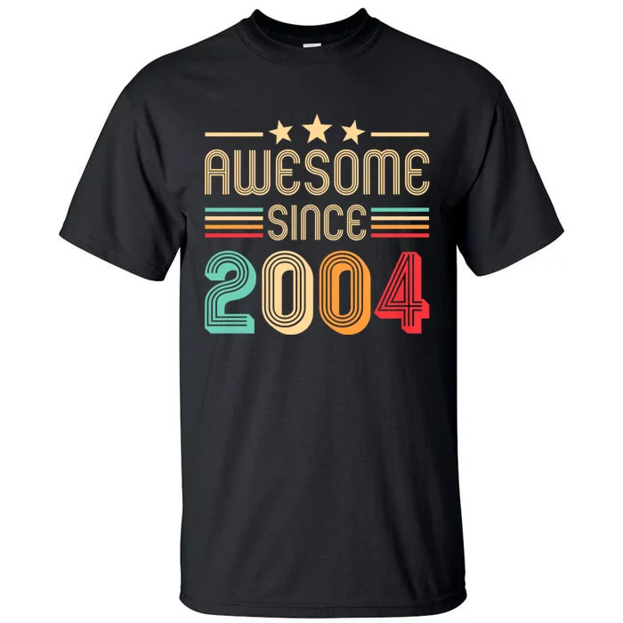 Awesome Since 2004 Birthday Retro Tall T-Shirt