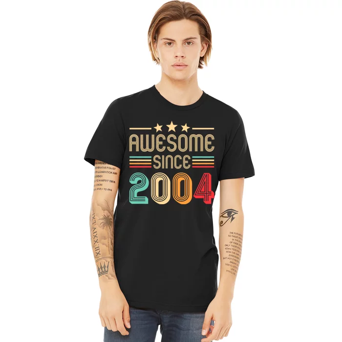 Awesome Since 2004 Birthday Retro Premium T-Shirt