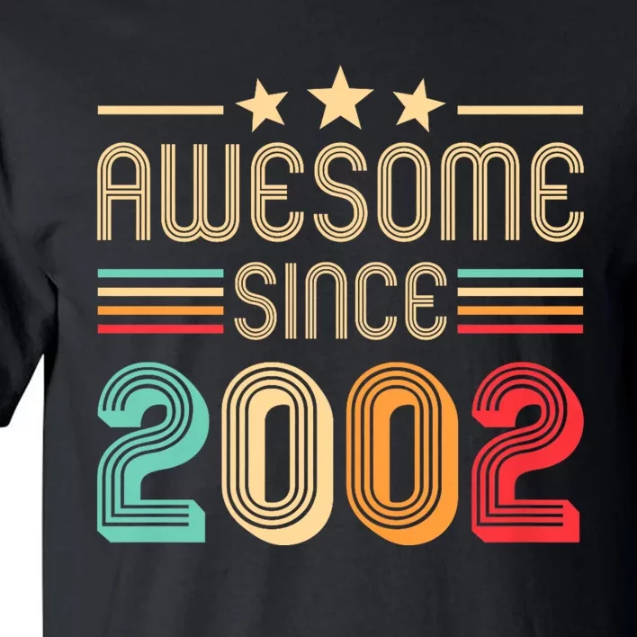 Awesome Since 2002 Birthday Retro Tall T-Shirt