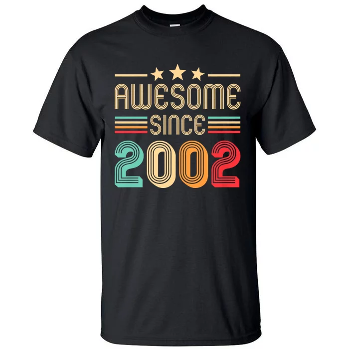 Awesome Since 2002 Birthday Retro Tall T-Shirt