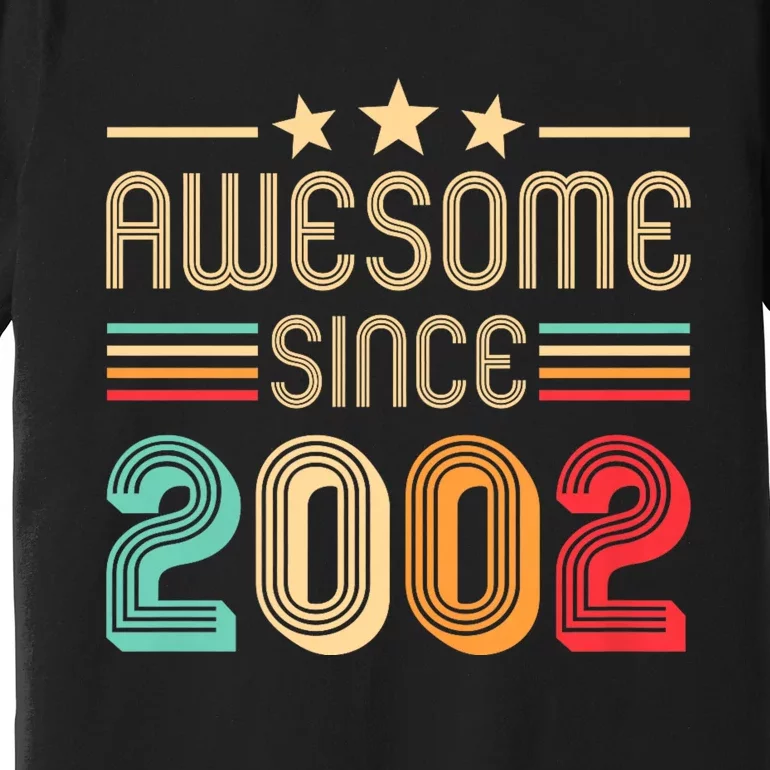 Awesome Since 2002 Birthday Retro Premium T-Shirt