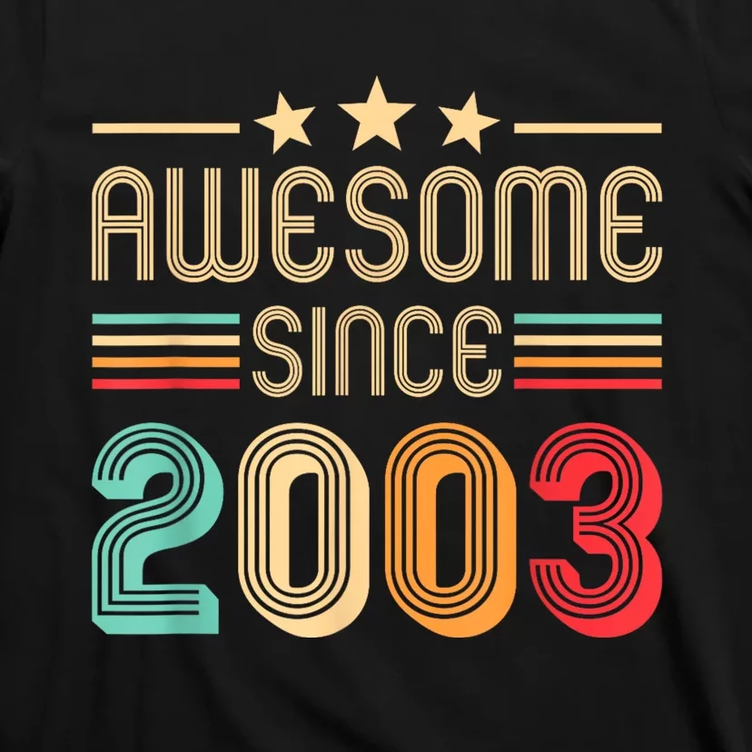 Awesome Since 2003 Birthday Retro T-Shirt