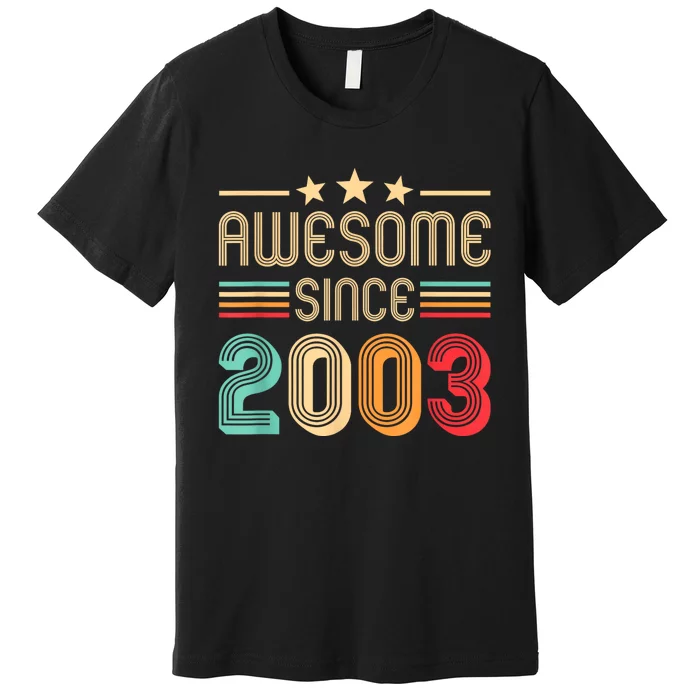 Awesome Since 2003 Birthday Retro Premium T-Shirt